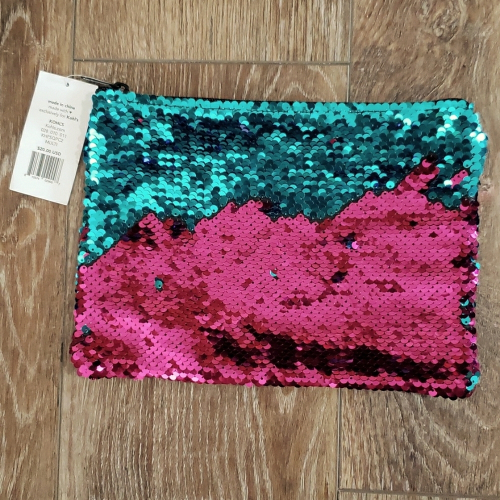 Kohl's Sequin Pouch